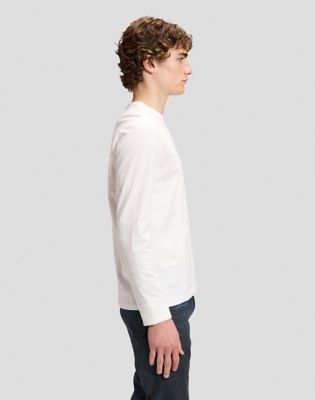101 Relaxed Long Sleeve Tee in Bright White
