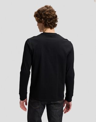101 Relaxed Long Sleeve Tee in Black