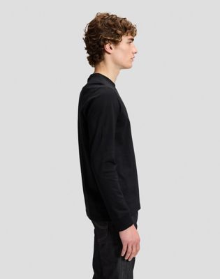 101 Relaxed Long Sleeve Tee in Black