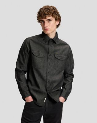 101 Heritage Workwear Relaxed Shirt in Into The Night