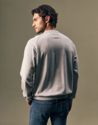 Gold Regular Crew Sweatshirt in Light Grey Heather