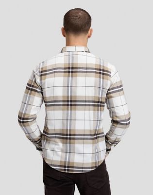 Regular Clean Western Shirt in Chocolate Plaid