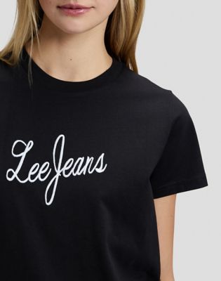 Lee Jeans Regular Tee in Black