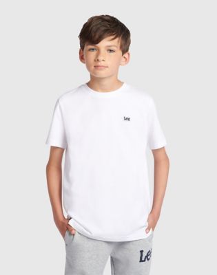 Badge Tee in Bright White