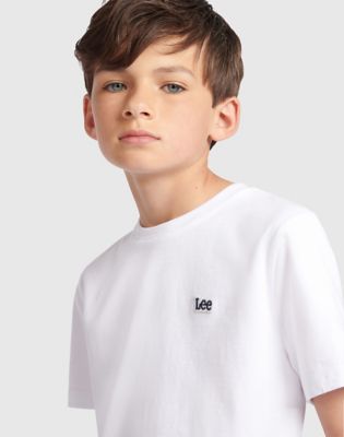 Badge Tee in Bright White