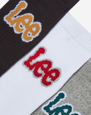 3-Pack Sports Socks in Black, Grey Marl & White alternative view 5
