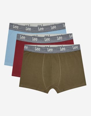 3-Pack Trunks in Olive Raisin Slate Gray main view