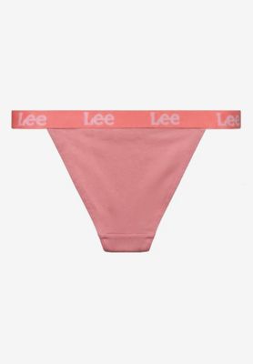 3-Pack Tanga Briefs in Pink, Stripe & Grey alternative view 3