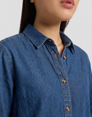 Regular Classic Shirt in Brash Blue