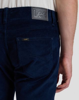 MVP Straight Corduroy Trousers in Rivet Navy
