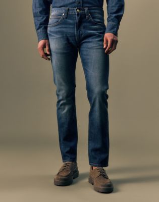 Gold Slim Straight Jean in Gold Sunday