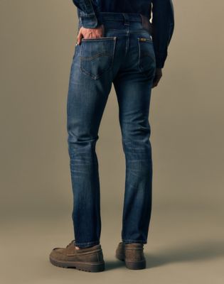 Gold Slim Straight Jean in Gold Sunday
