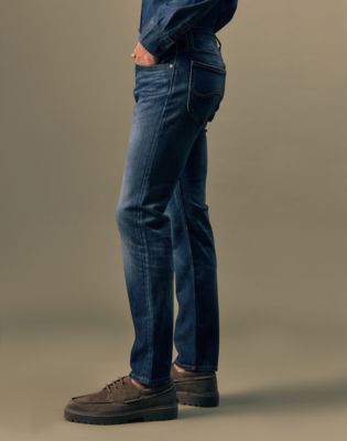 Gold Slim Straight Jean in Gold Sunday