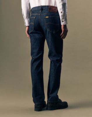 Gold Regular Straight Jean in Pure Gold