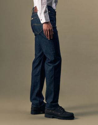Gold Regular Straight Jean in Pure Gold