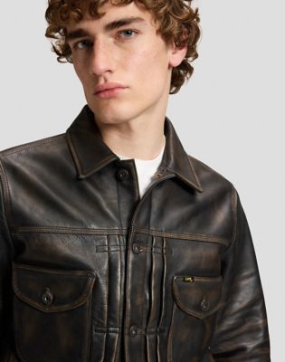 101 Relaxed Lined Cowboy Jacket in Chocolate Noir