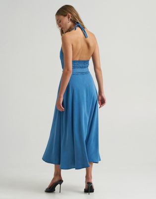 Lee X Marilyn Monroe Halter Dress in Ice Storm
