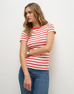 Lee X Marilyn Monroe Baby Tee in Striped