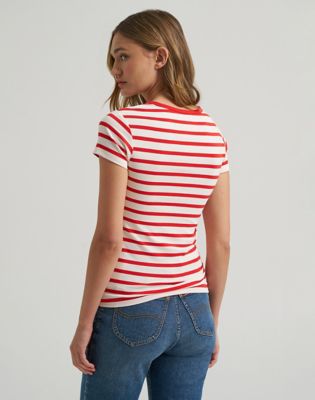 Lee X Marilyn Monroe Baby Tee in Striped