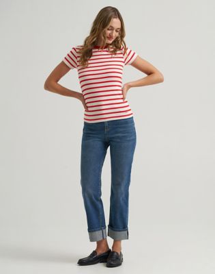 Lee X Marilyn Monroe Baby Tee in Striped
