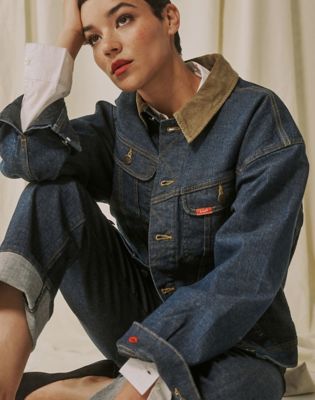 Lee X Marilyn Monroe Storm Rider Jacket in Rinse