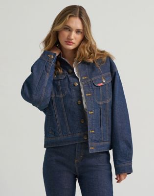 Lee X Marilyn Monroe Storm Rider Jacket in Rinse