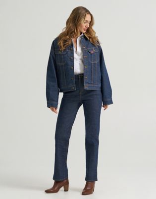 Lee X Marilyn Monroe Storm Rider Jacket in Rinse