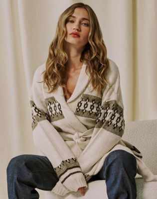 Lee X Marilyn Monroe Sweater Cardigan in Turtledove Heather