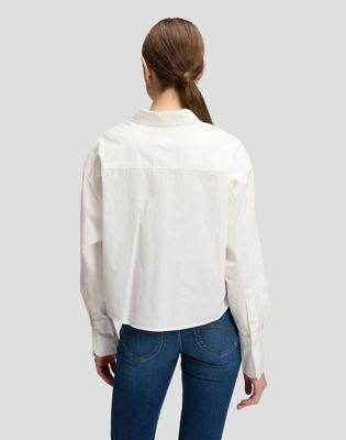 Regular Cuffed Shirt in Ecru