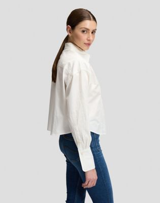 Regular Cuffed Shirt in Ecru