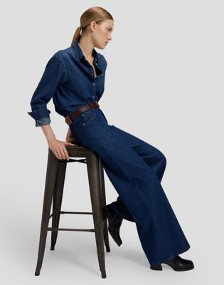Hope Mid Rise Baggy Jean in Laugh Riot