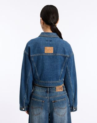 Knotted Denim Jacket in Dark Shade