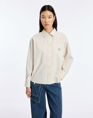 Long Sleeve Shirt in Off White