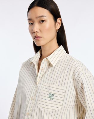 Long Sleeve Shirt in Off White