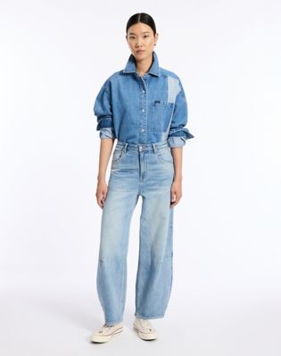 Barrel Jean in Tinted Light Shade