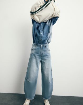 Barrel Jean in Tinted Light Shade