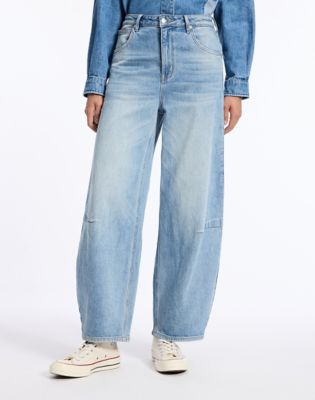 Barrel Jean in Tinted Light Shade