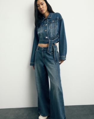 Extra Wide Jean in Mid Shade