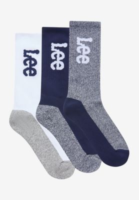 3-Pack Sports Socks in Indigo, Ecru & Grey