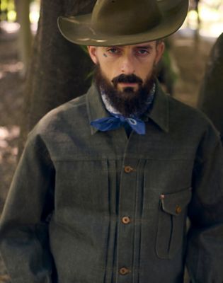 Lee x Nigel Cabourn Cowboy Jacket in Olive