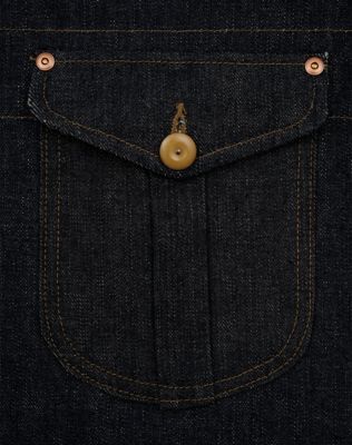 Lee x Nigel Cabourn Cowboy Jacket in Raw Denim