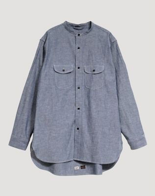 Lee x Nigel Cabourn Work Shirt in Raw Denim