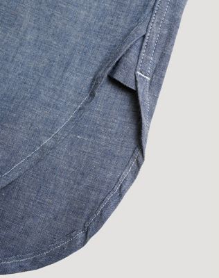 Lee x Nigel Cabourn Work Shirt in Raw Denim
