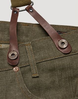 Lee x Nigel Cabourn Suspenders in Olive
