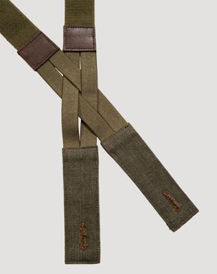 Lee x Nigel Cabourn Suspenders in Olive