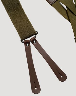 Lee x Nigel Cabourn Suspenders in Olive