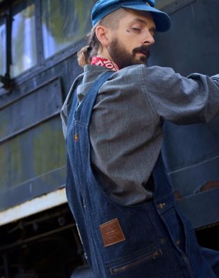 Lee x Nigel Cabourn Overall in Raw Denim