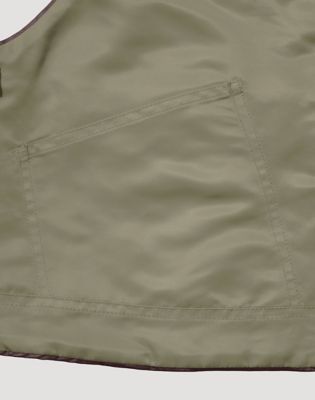 Lee x F/CE Jacket Vest in Brown