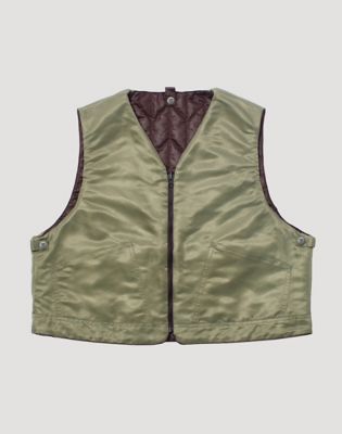 Lee x F/CE Jacket Vest in Brown