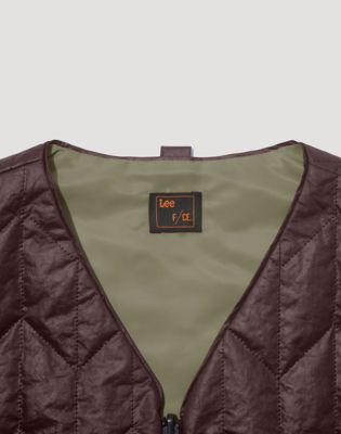 Lee x F/CE Jacket Vest in Brown